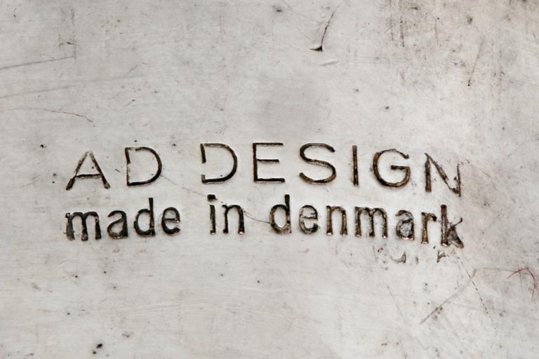 Bangle silver/metal, amethyst crystal.