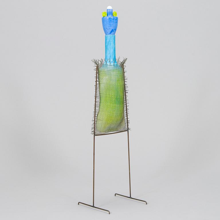 Markku Salo, a glass sculpture, signed Markku Salo Nuutajärvi Notsjö 1991.