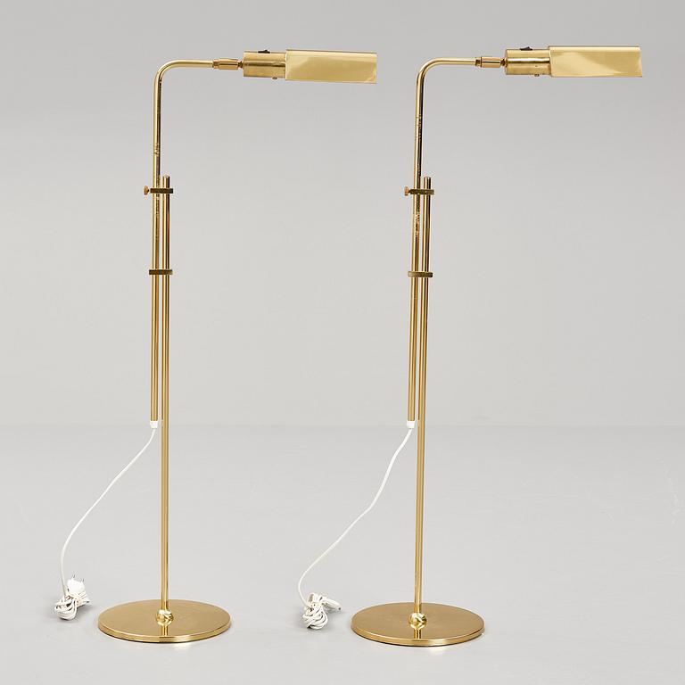 Örsjö Belysning, "Klubba", a pair of floor lamps, Nybro, Sweden.