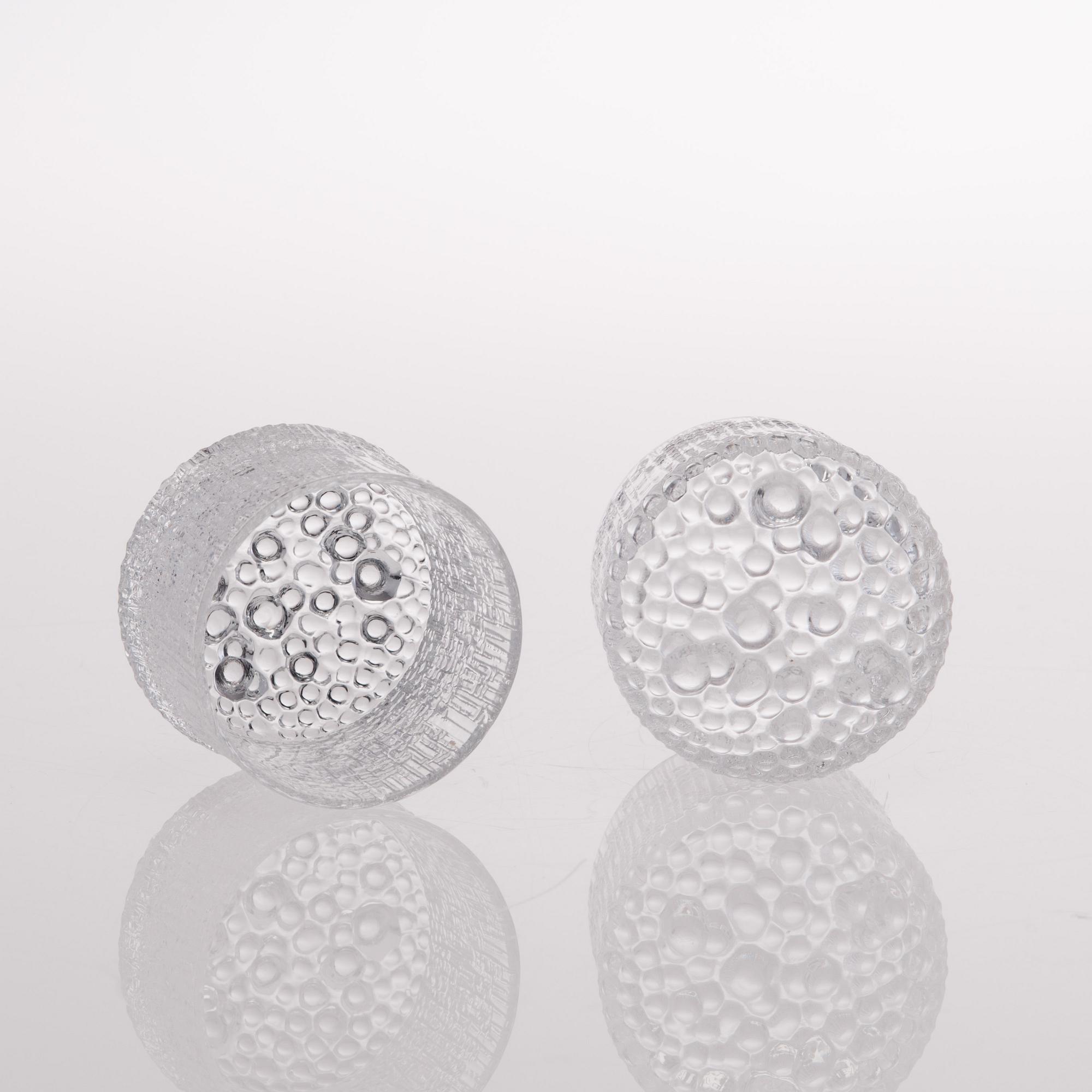 TAPIO WIRKKALA, dricksglas, 12 st samt kanna "Ultima Thule", Iittala, 1970-tal.