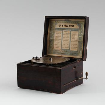 SPELDOSA, Symphonion Simplex, Tyskland, 1800-talets andra hälft.