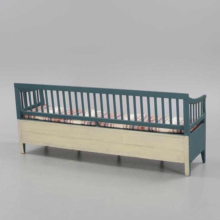 SOFFA/FÅLLBÄNK, allmoge, Blekinge, 1800-tal.