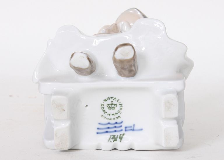 FIGURIN, porslin, Kongl Dansk.