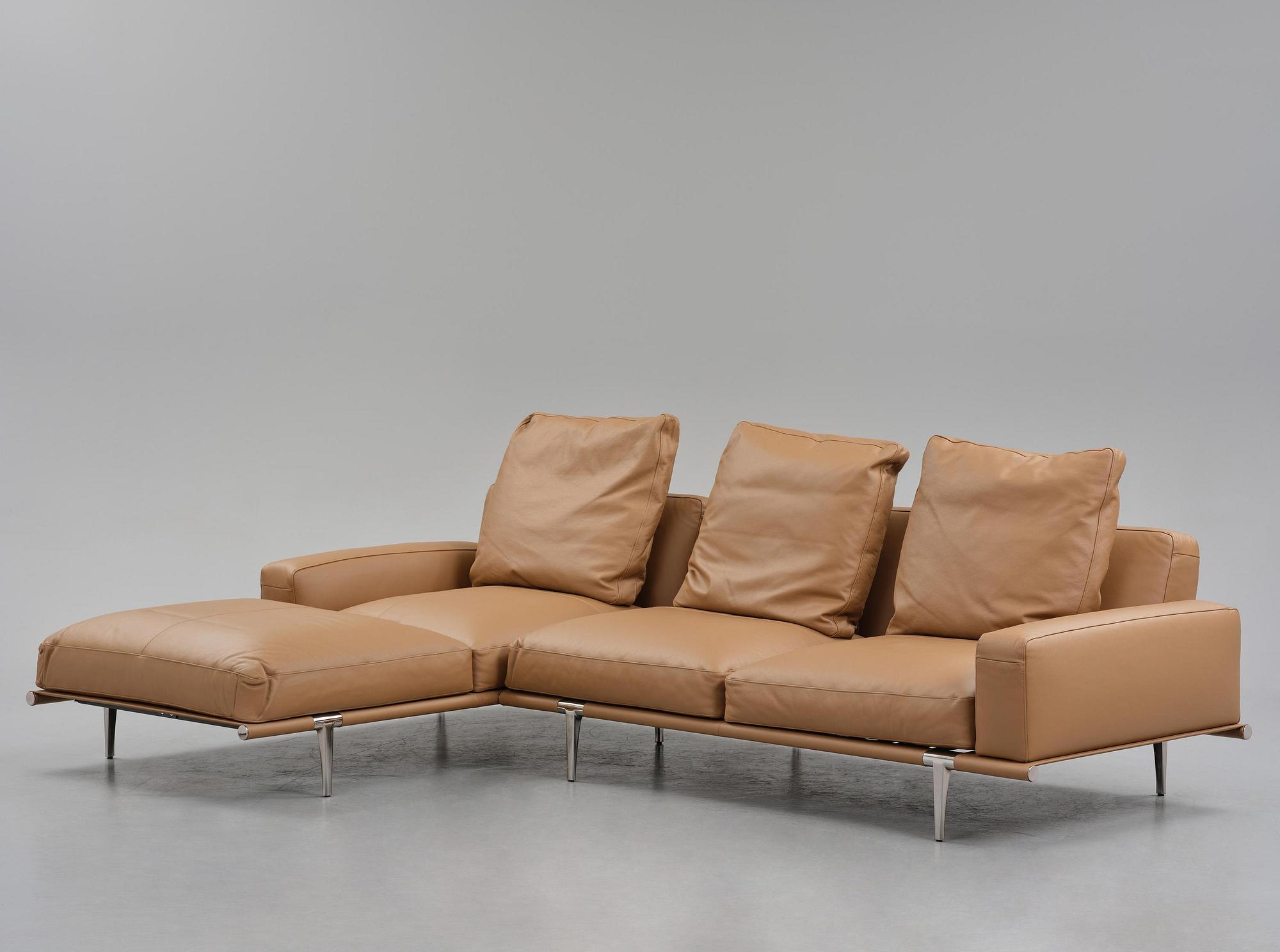 Ludovica Serafini & Roberto Palomba, a "Let it Be" sofa, Poltrona Frau, Italy, 2025.