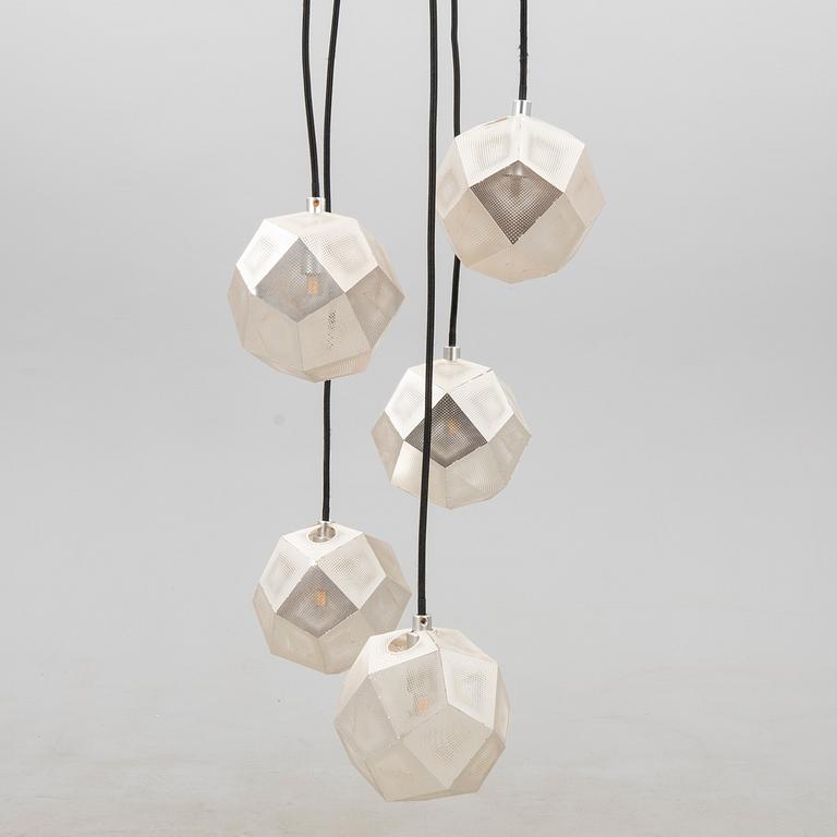 Tom Dixon, ceiling lamp "Etch cluster" late 20th century.