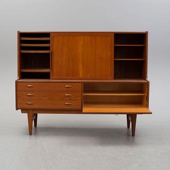 A teak veneered cabinet, 1960's.