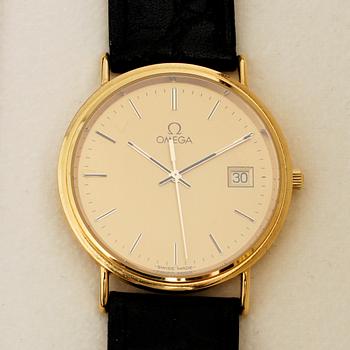 ARMBANDSUR, 18 k guld, herr, Omega, 1900-talets andra hälft.