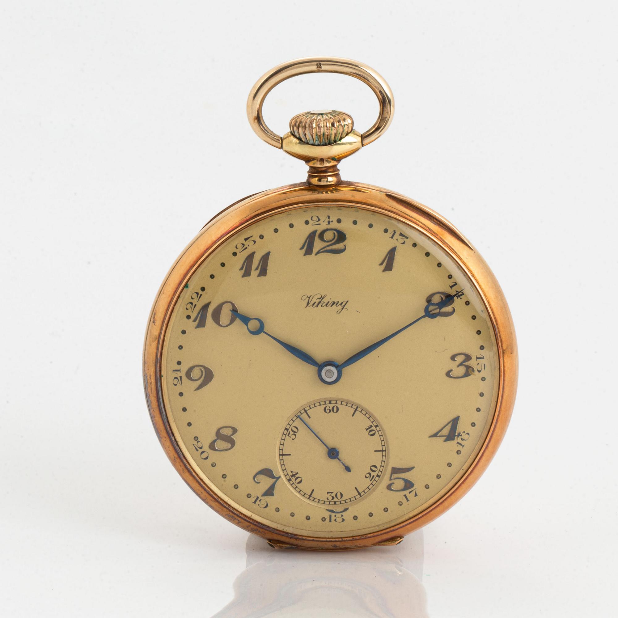 Viking, pocket watch, 50 mm.
