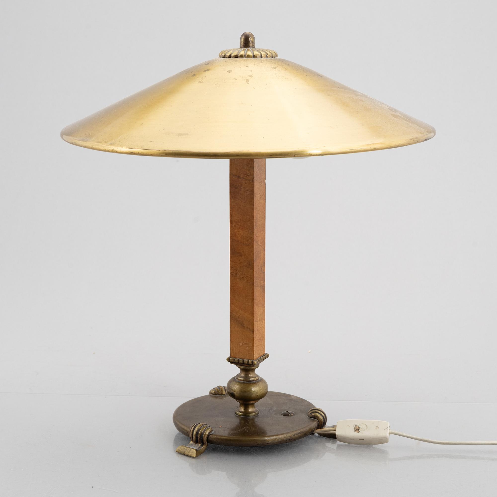 A Scandinavian Modern table light, Sweden, 1930's/40's.
