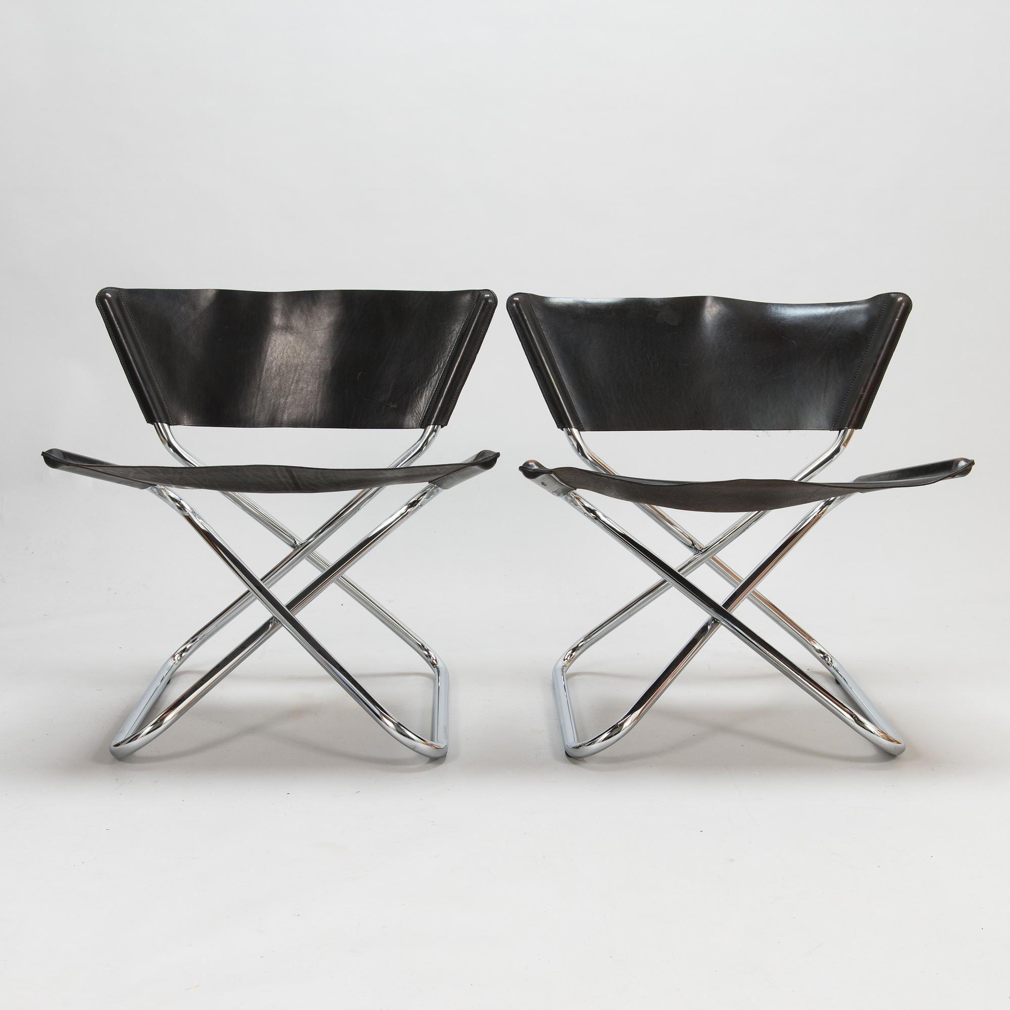 Erik Magnussen, Four 'Z-Down' Chairs for Engelbrechts, Denmark.