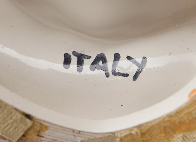 FIGURER, 2 st, keramik, Italien, 1900-/2000-tal.