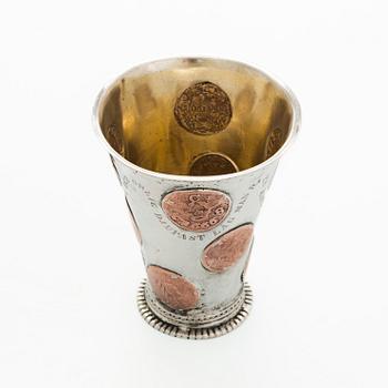 Pikari, kuparikolikoilla, leimaamaton, Ruotsi 1730-luku.