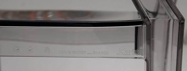KARMSTOLAR, 1 par, "Louis Ghost", Philippe Starck för Kartell, 1900-/2000-tal.