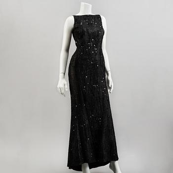 LARS WALLIN, a beaded evening gown, size 38.