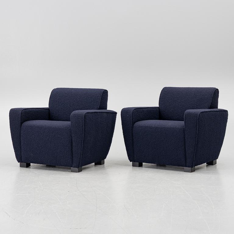 Fredrik Carlström, a pair of "Josefina" armchairs, Austere.