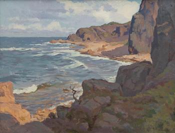 Bernhard Oscarsson, Kustlandskap.
