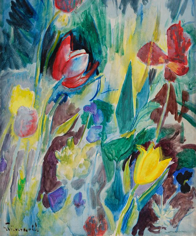 Isaac Grünewald, "Tulpaner i det fria".