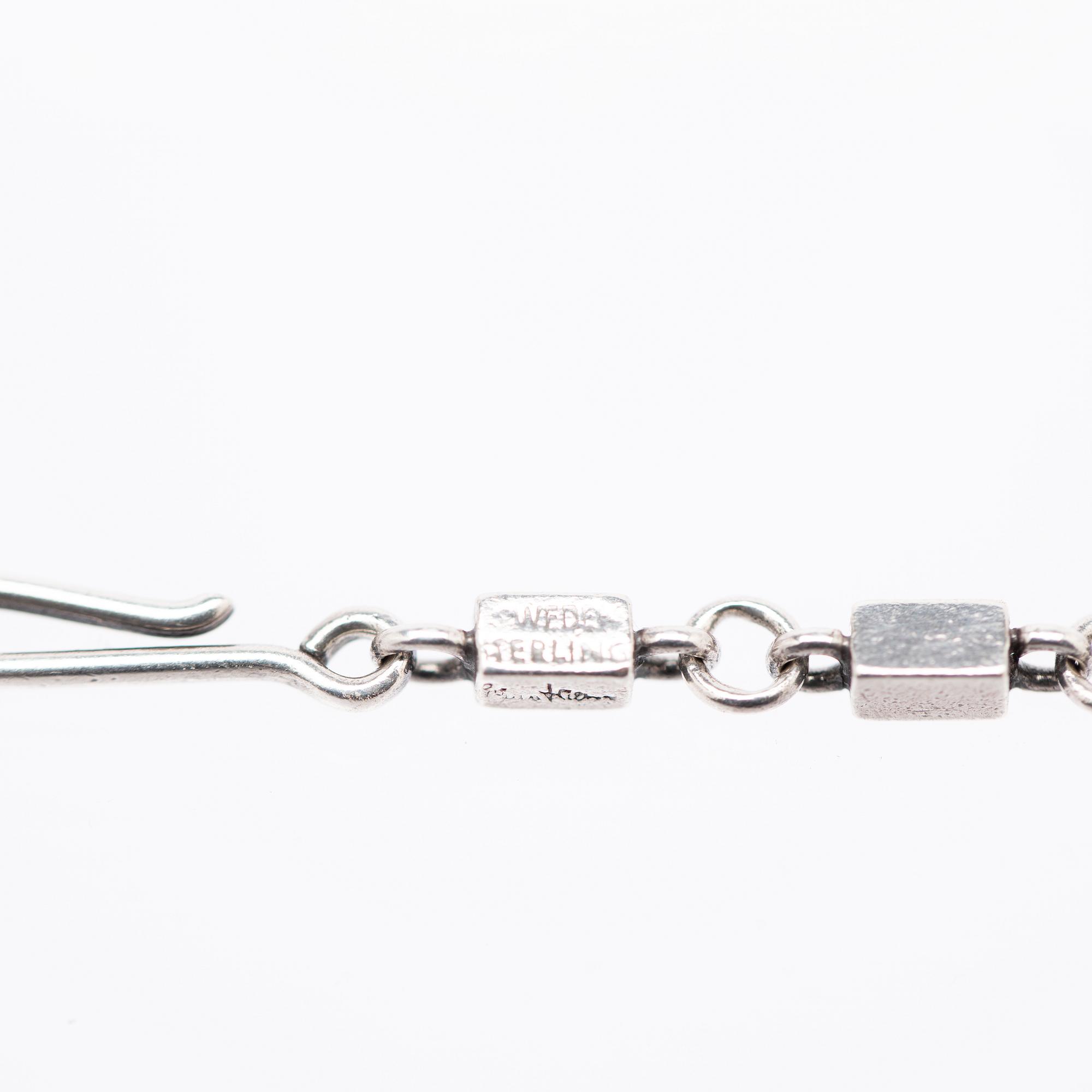 Wiwen Nilsson, necklace, sterling silver, Lund, 1948.