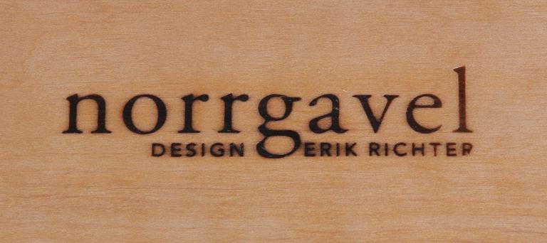 BOKHYLLOR, ett par, Norrgavel.