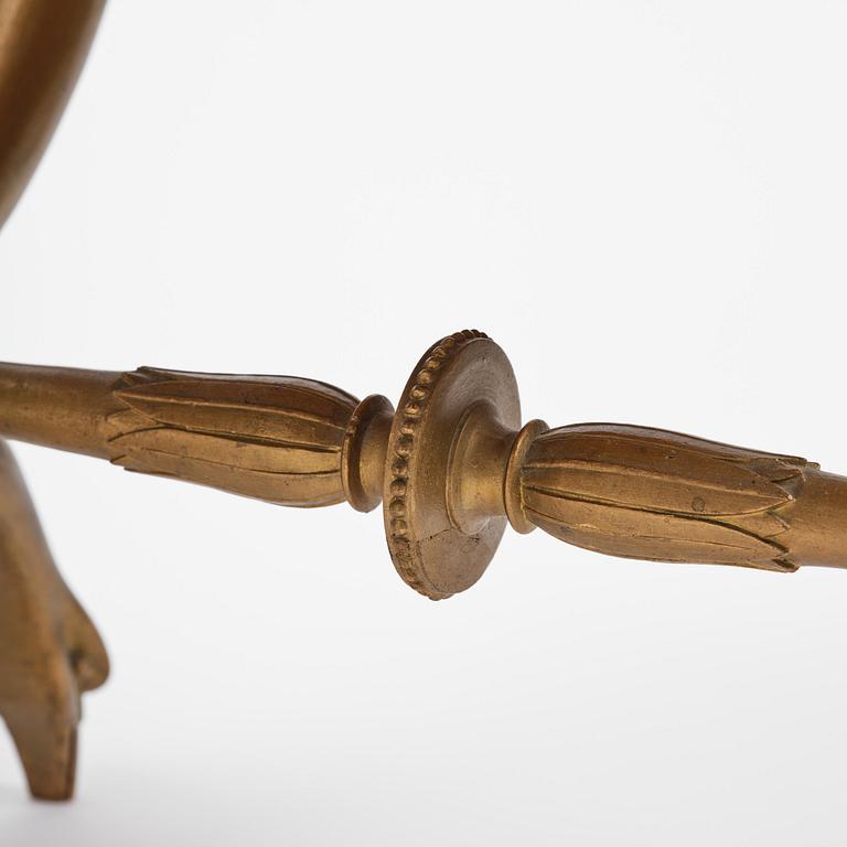 A pair of late Gustavian stools attributed to E. Ståhl (master in Stockholm 1794-1820).