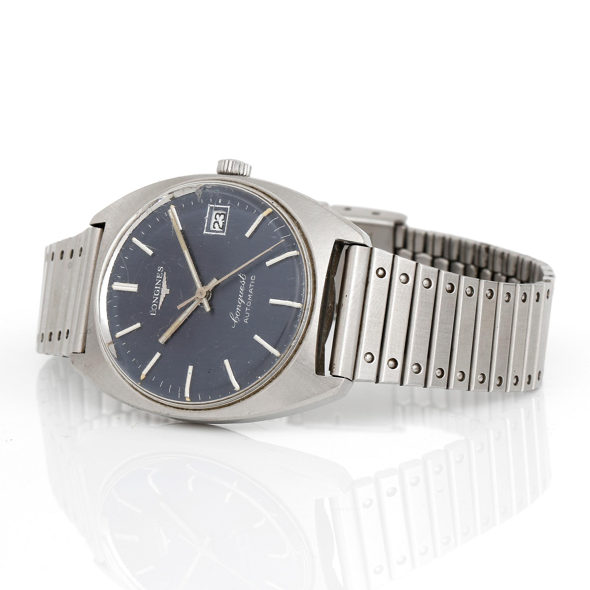ARMBANDSUR, Longines Bonquest Automatic.