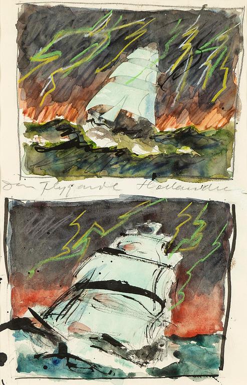 Gösta Werner, "Den flygande holländaren".