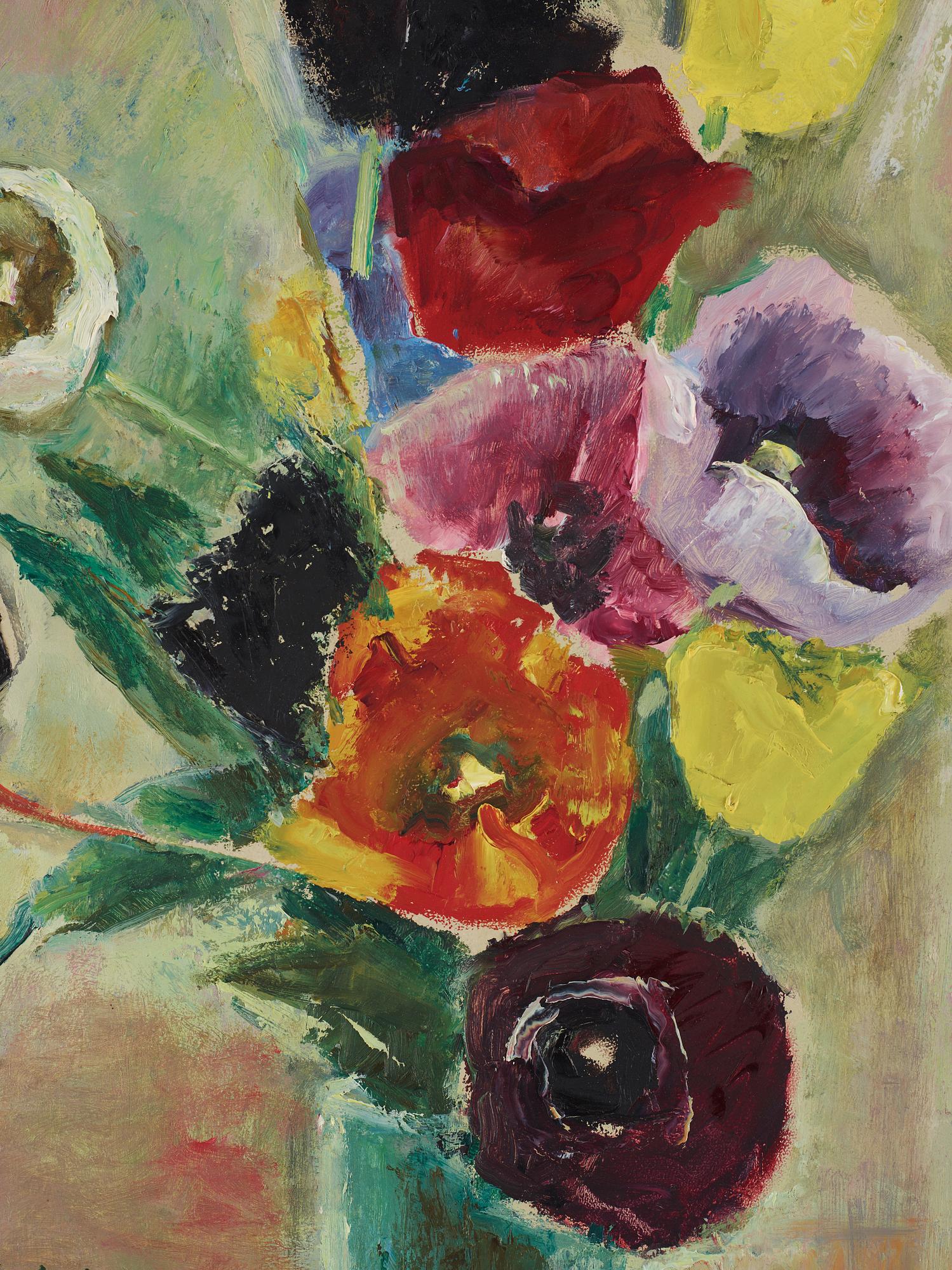 Agda Holst, oil on canvas. Signed and dated 1952.