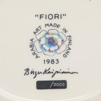 Birger Kaipiainen, a ceramic 'Fiori dish', marked Birger Kaipiainen, Arabia art made in Finland 1983, 1380/2000.