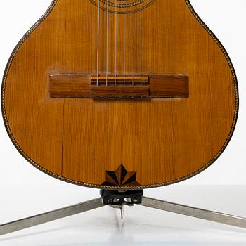 Acoustic guitar, "Wappengitarre", 19th century, Germany.