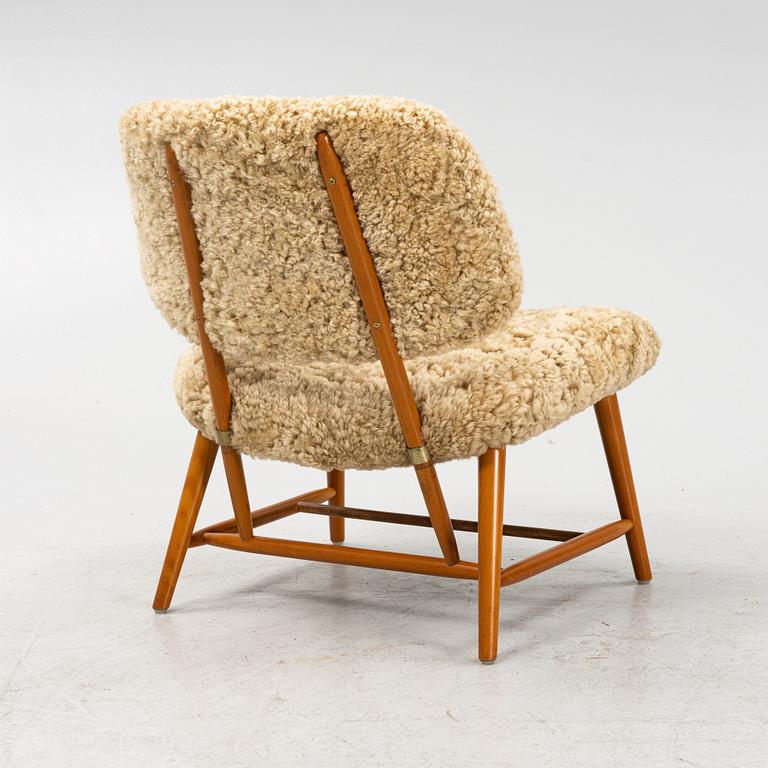 Alf Svensson, fåtölj, "TeVe", Bra Bohag, Studio Ljungs Industrier, 1950-tal.