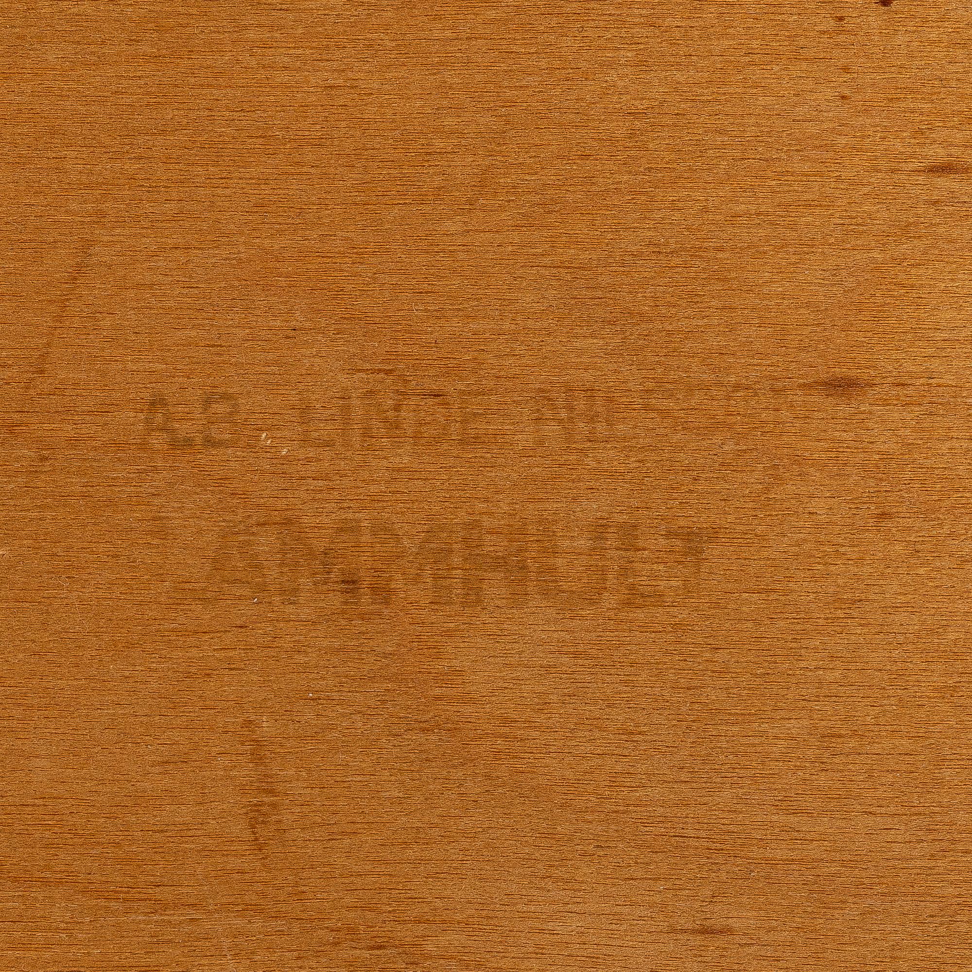 Linde Nilsson, dining table with four chairs.
Lammhult, second half of the 20th century.