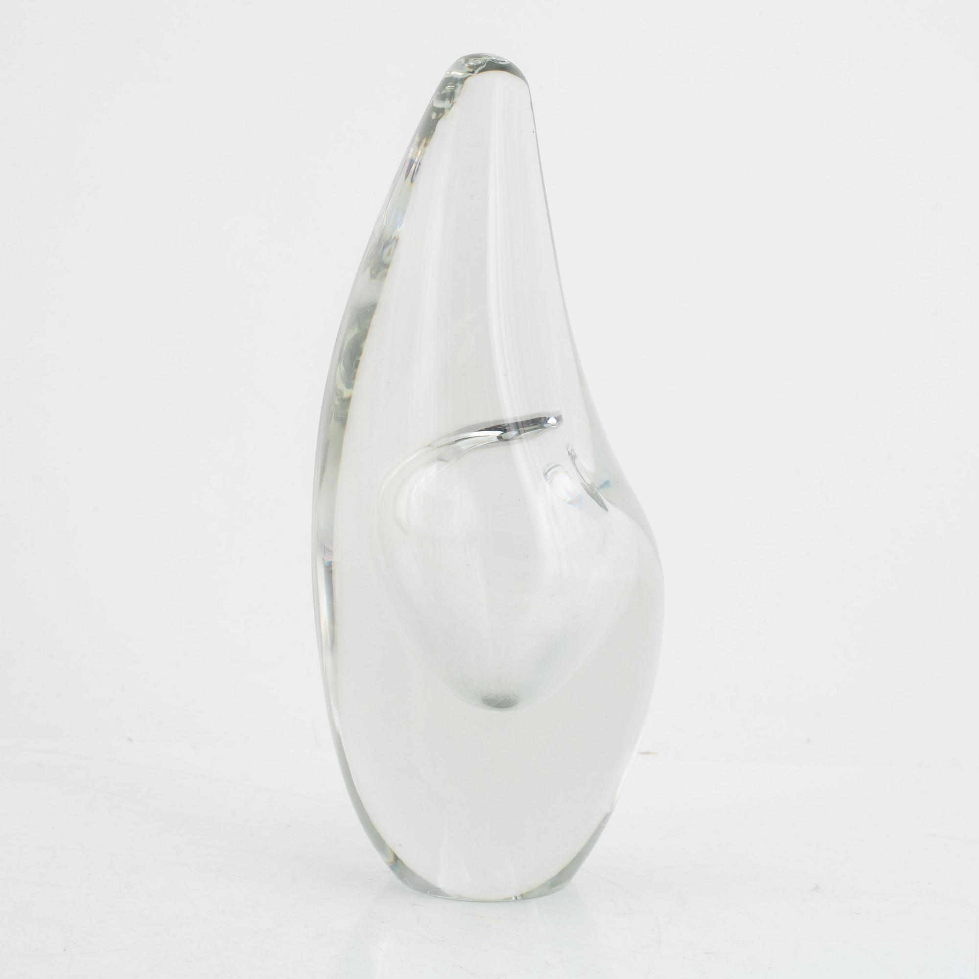 Timo Sarpaneva, skulptur, "Orkidé", Iittala, Finland 1953.