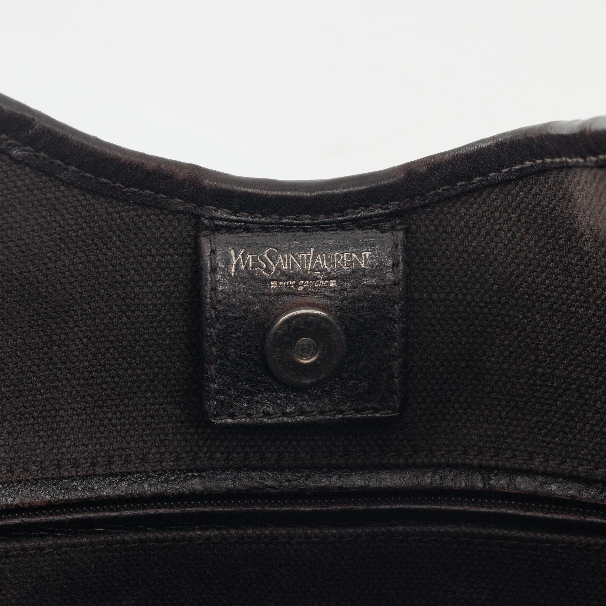 Yves Saint Laurent, a 'Mombasa' leather bag.