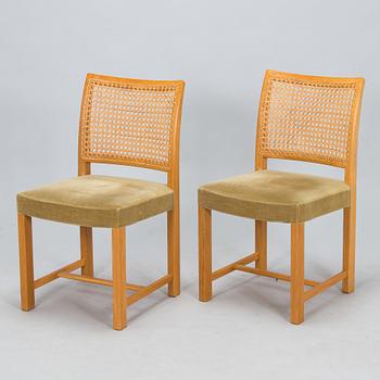 Carl Gustaf Hiort af Ornäs, dining table, "Exhibition Senior", and chairs 6 pcs, HMN Huonekalu Mikko Nupponen 1950s.