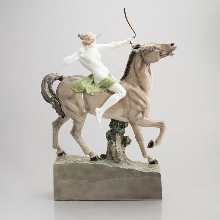 Adolphe-Jean Lavergne, sculpture, Goldscheider, Vienna, Austria, first half of the 20th century.