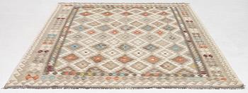 Kelim, modern, ca 292 x 210 cm.
