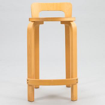 ALVAR AALTO, barstol, modell K65, Artek, 1980-tal.