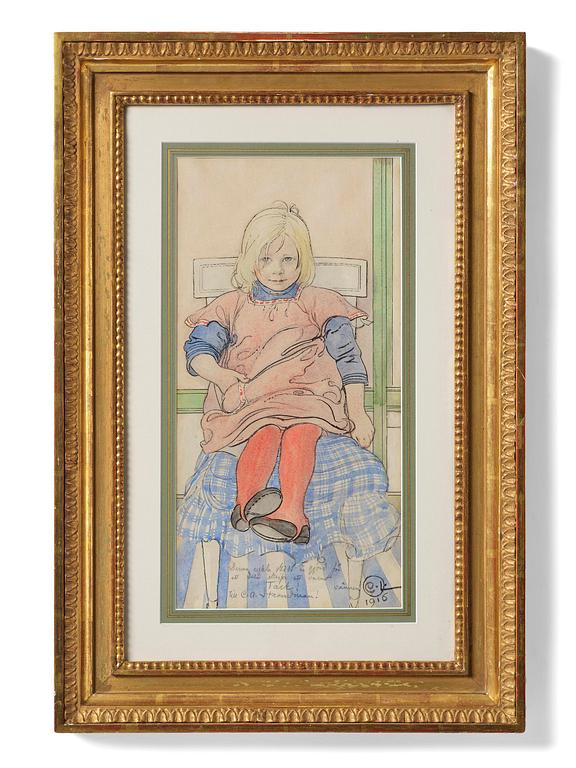 Carl Larsson, ”En Unge” ("A Child").
