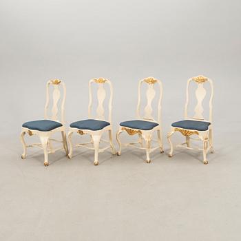 Chairs, 4 pcs, Rococo, mid-18th century.