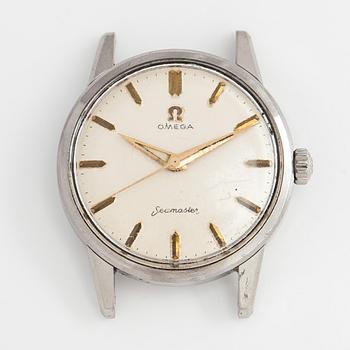 Omega, Seamaster, 35 mm, teräs, käsiveto, pleksilasi.
