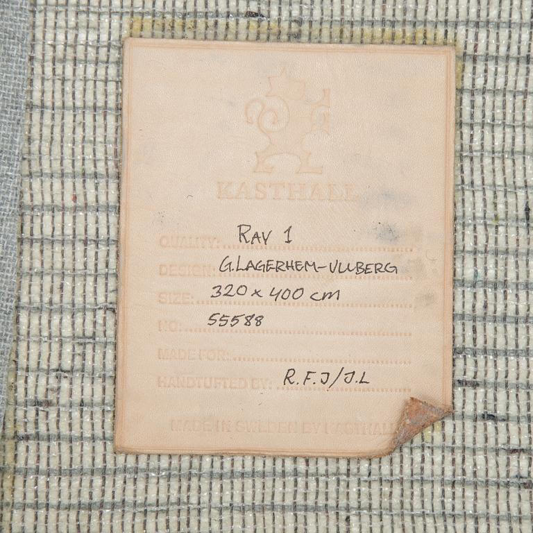 Matta "Rav 1", Gunilla Lagerhem Ullberg, kasthall, ca 392 x 316 cm.