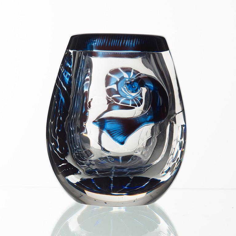 Edvin Öhrström, vas, ariel, Orrefors 1956.