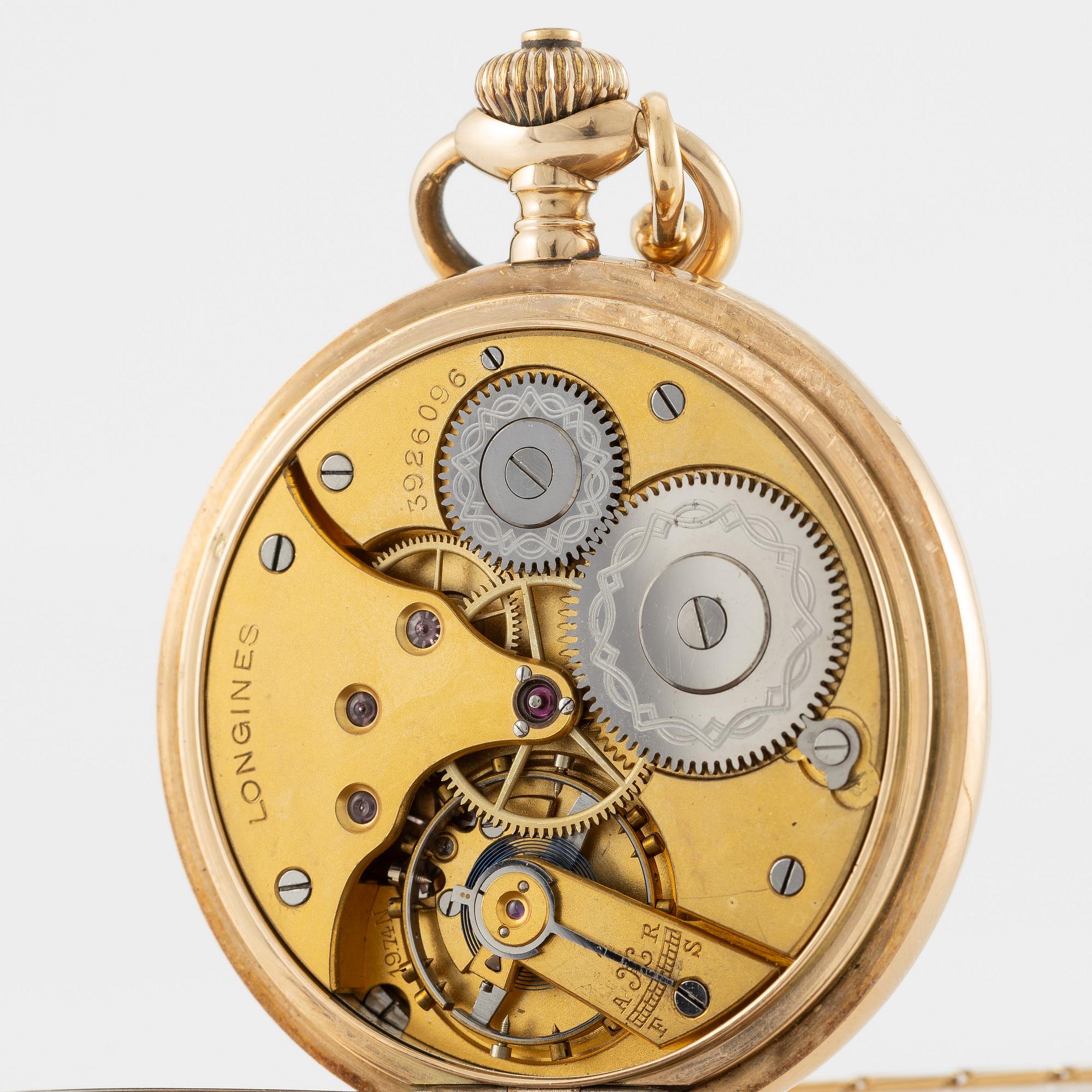 Longines, fickur, savonett, 49 mm.