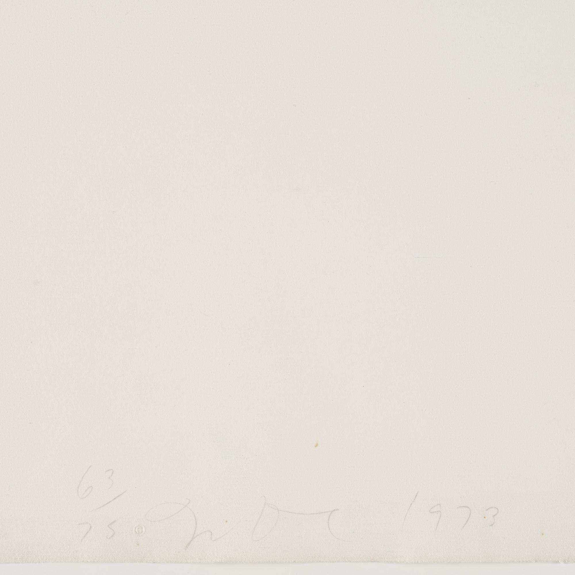 Jim Dine, Untitled.