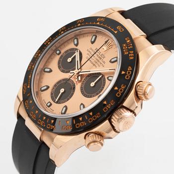 Rolex, Cosmograph, Daytona, "Rose Panda Dial", wristwatch, 40 mm.