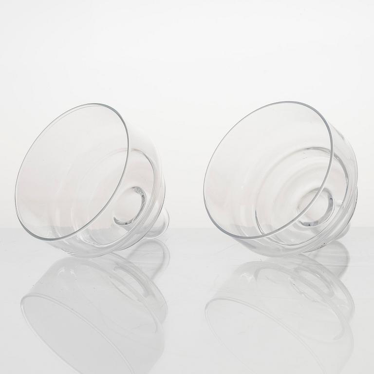 Harri Koskinen,  ljuslyktor, 2 st, "Lantern 60", Iittala, 2000-tal.