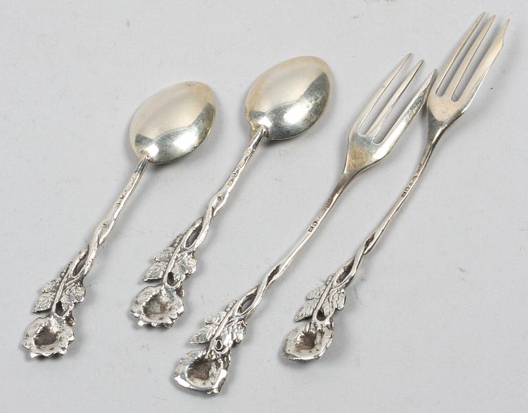 BESTICK, 12+12 st, silver.