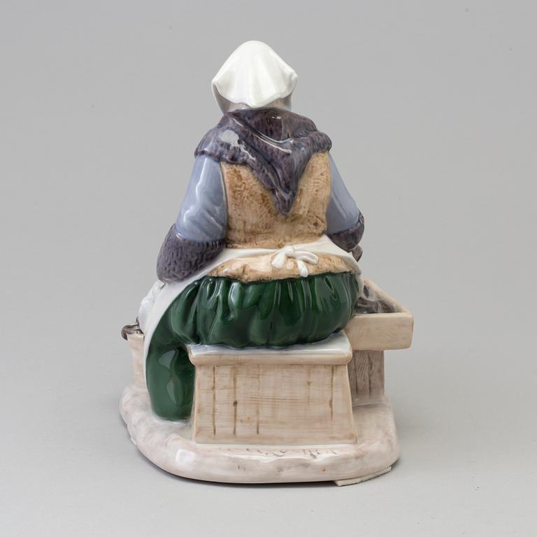 An Axel Locher porcelain figure group, for Bing & Gröndahl, Denmark, second half of the 20th century.