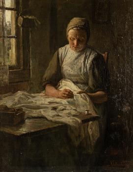 Hendrik Valkenburg, Handworking Woman.