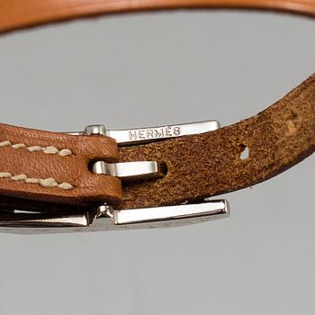 HERMÈS, a scarf and a bracelet.